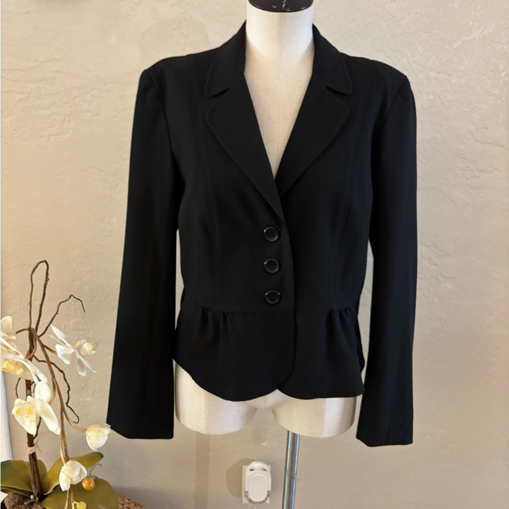 Women's Covington Tailored Peplum Blazer Jacket sz 12P